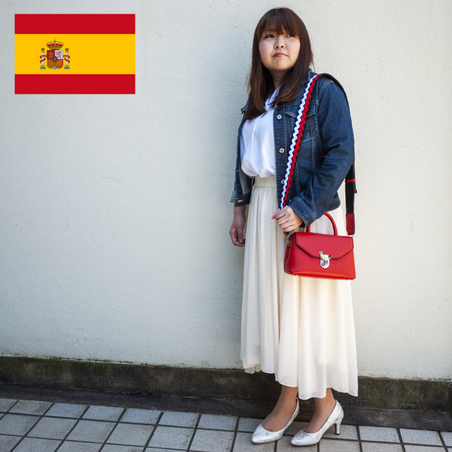 スペイン直送/パイナップルチャーム付ミニバッグ